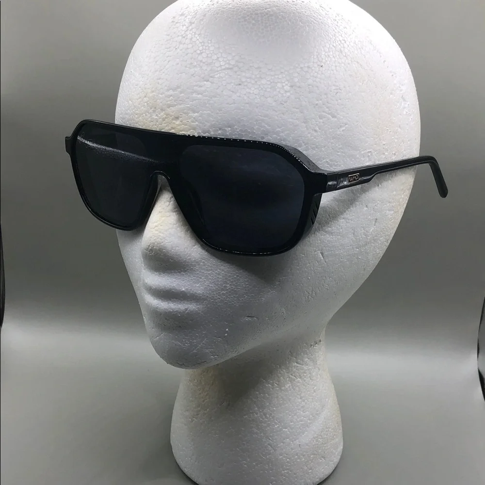 WearMe Pro Ryder Shield Sunglasses Black Wear Me Pro WMP Eyewear